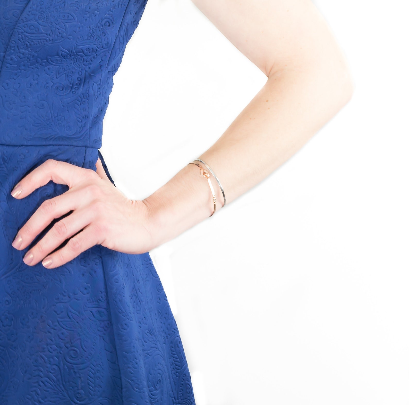 Sterling Silver Bangle Thin Silver Bracelet Hammered Silver Etsy