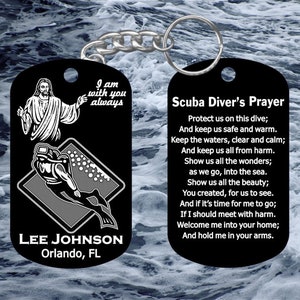 SCUBA Diver Prayer Plaque