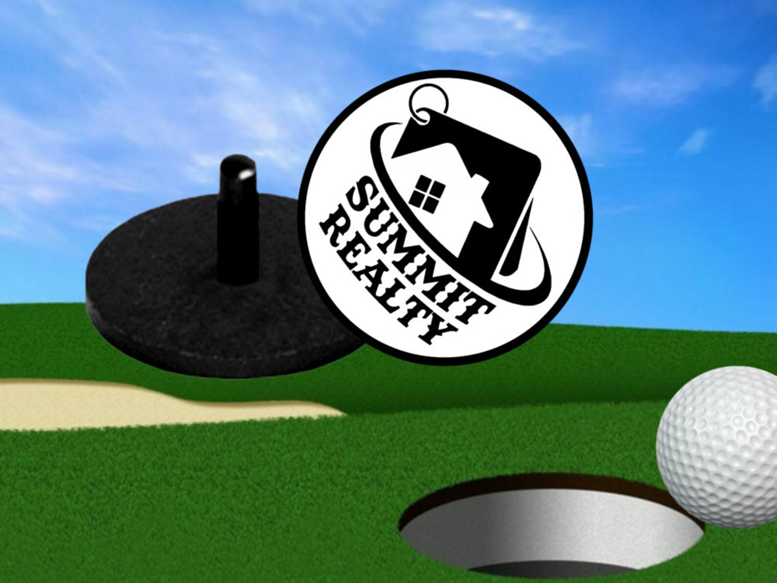 10 Custom Logo Golf Ball Markers Official size 1 Etsy