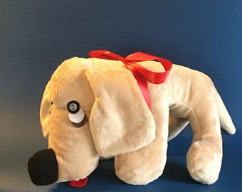 morgan stuffed dog