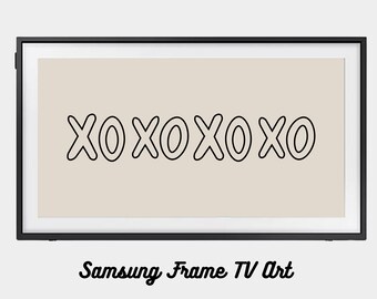 Valentinstag Rahmen TV Kunst | Samsung Frame TV Art | xoxo Valentinstag Rahmenkunst