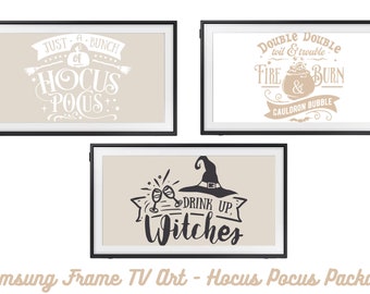 Samsung Frame TV Art | Hocus Pocus Paket | Halloween Samsung Frame Art