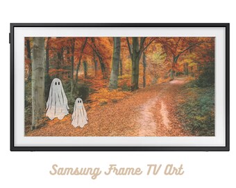 Samsung Frame Halloween Ghost Art | Samsung Frame TV Art | Halloween Rahmen TV Kunst