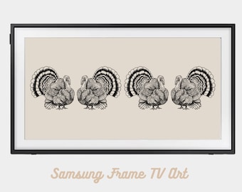 Thanksgiving Samsung Frame TV Art | Türkei Rahmen TV Kunst | Samsung Frame TV Holiday Art