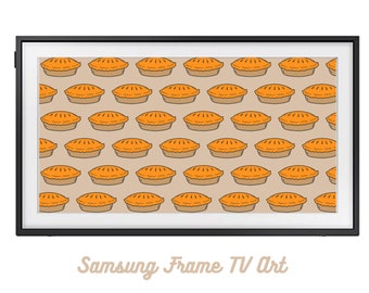 Thanksgiving Samsung Frame TV Art | Herbstrahmen TV-Kunst | Kürbis Pie Rahmen TV Kunst