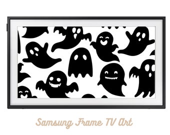 Samsung Frame TV Art Halloween Geist | Geist Samsung Frame TV Art