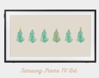 Weihnachtsbaum Samsung Frame TV Art | Weihnachten Samsung Frame TV | Holiday Frame TV Kunst