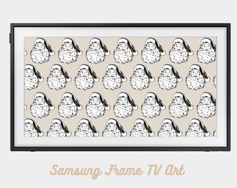 Weihnachten Samsung Frame TV Art | Santa Frame TV Art | Santa Samsung Frame