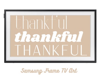 Thanksgiving Samsung Frame TV Art | Dankbarer Rahmen TV Art | Samsung Frame TV