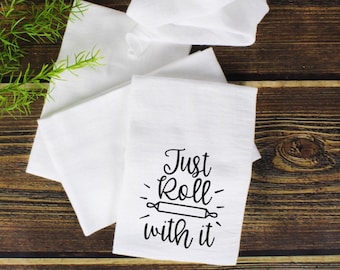 Farmhouse Inspired Flour Sack Towel | Kitchen Towel | Humor