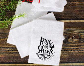 Farmhouse Inspired Flour Sack Towel | Kitchen Towel | Humor