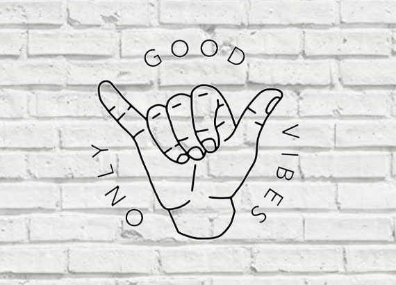 Good Vibes Only Decal: Oracle 651 Vinyl