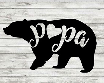 Papa Bear Decal