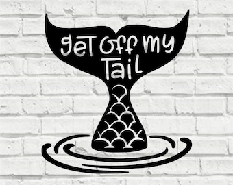 Get Off My Tail Vinyl Decal | Car Decal