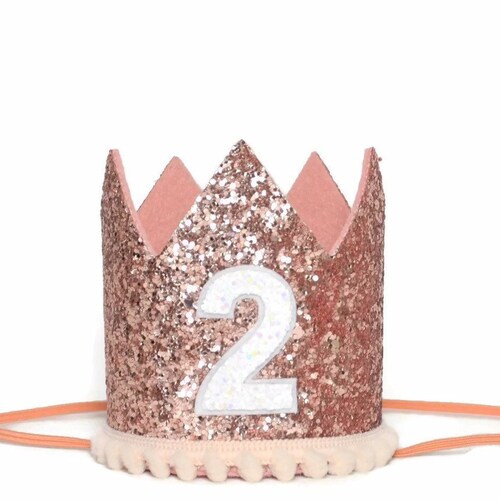 Rose gold birthday hat Clearance
