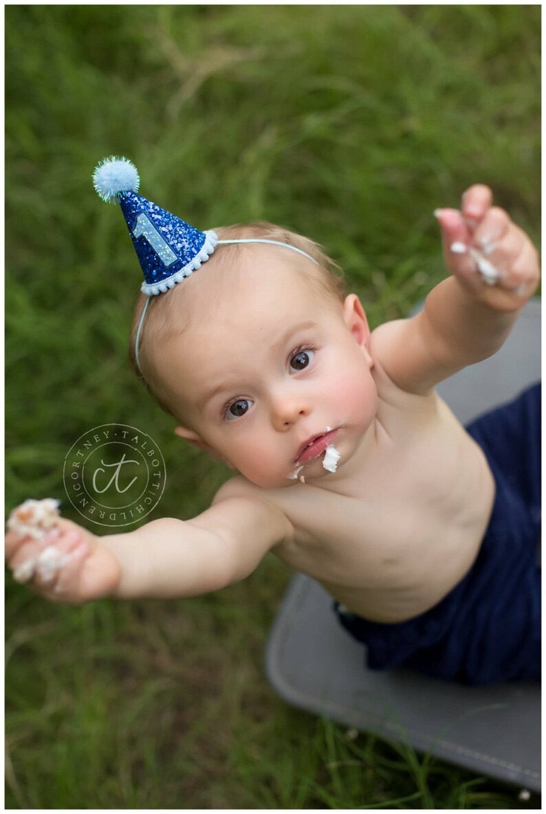 Boy Birthday Party Hat Navy Blue Boy Birthday Outfit Boy Etsy