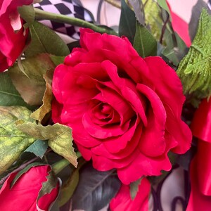 KENTUCKY DERBY DAY Red Rose Swag Decoration - Etsy