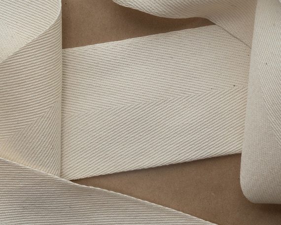 Ruban De Coton Biais 3,5 Cm - 7 Mètres, Pour Finitions Couture Et Bijouterie