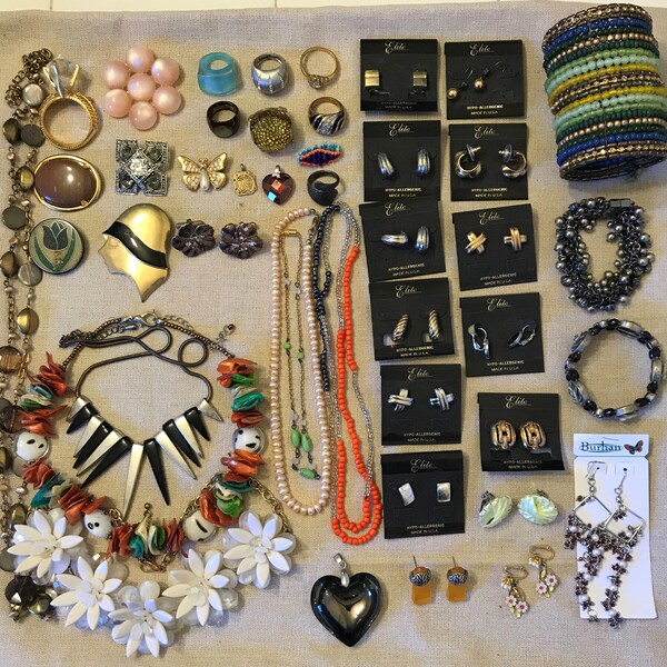 Bulk Lot of Costume Brooches Etsy