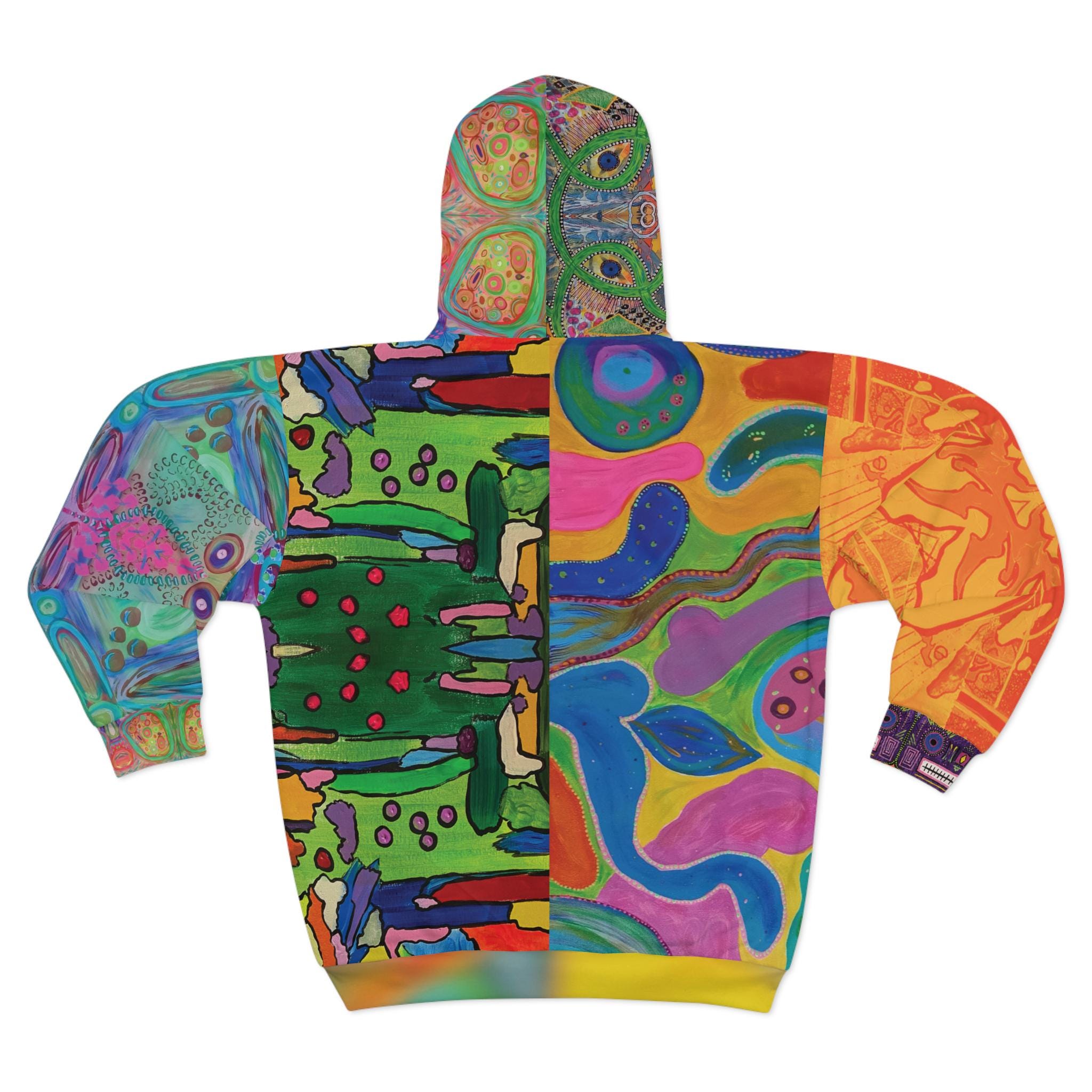 THE MUSEUM VISITOR★韓国★LOVE MULTI SPRAYED PRINTED HOODY LOVE MULTI SPRAYED PRINTED HOODY (GREY) : THE MUSEUM VISITOR