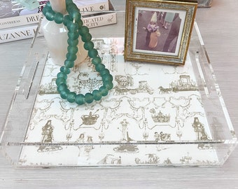 Mardi Gras Decorative Acrylic Tray