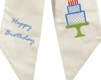 Wreath Sash- Happy Birthday