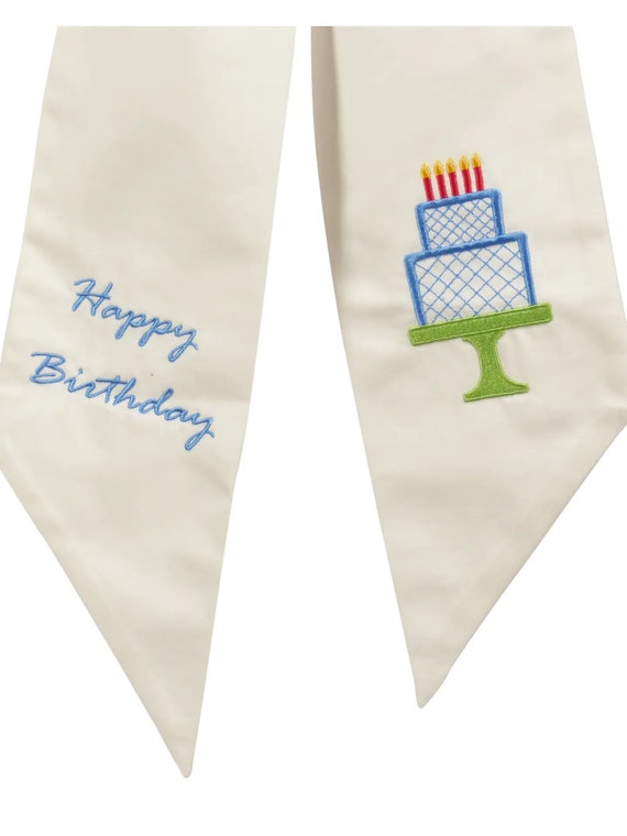 Wreath Sash- Happy Birthday