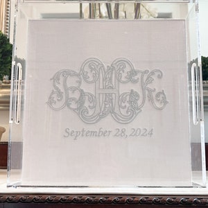 Personalized Acrylic Tray