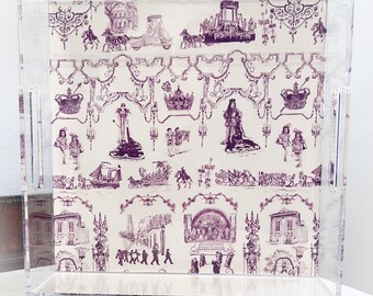 Mardi Gras Decorative Acrylic Tray