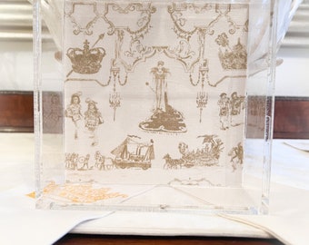 Mardi Gras Decorative Acrylic Tray