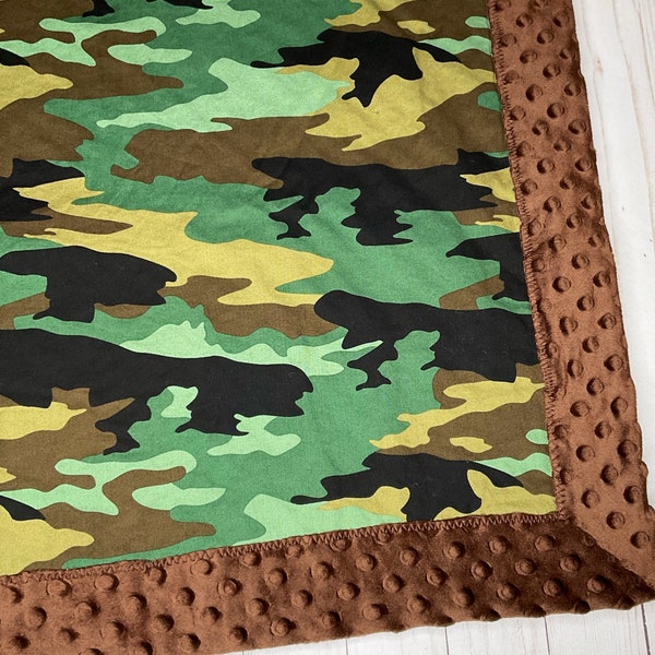 Camo Camouflage Print Blanket
