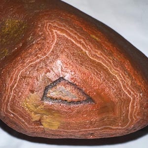 Lake Superior Agate Nodule Fortification Banding from Minnesota 3.6 oz