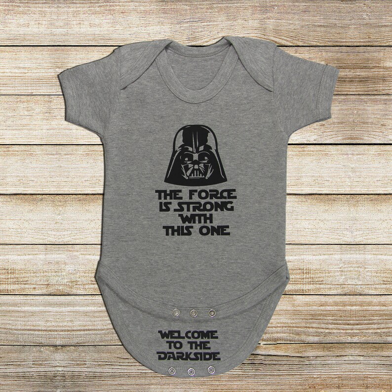 Baby Shower Darth Vader Baby Star Wars Baby Gift Darkside Star Wars Fan Baby New Baby Baby Costume Baby Cosplay Darth Clothing Bodysuits Ugaurbanag Com