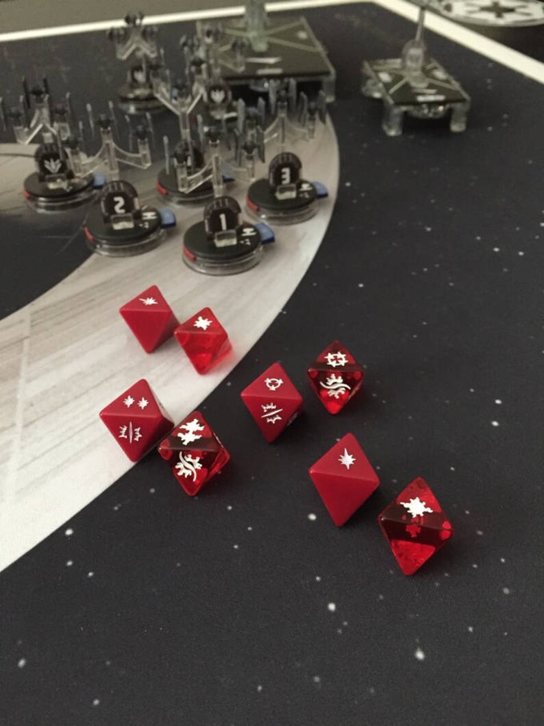 Transparent Star Wars Armada Dice Compatible With FFG Game 9 Etsy