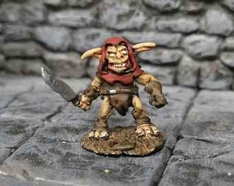 Boggart Goblin miniature; metal 28 mm scale for RPG's and tabletop unpainted