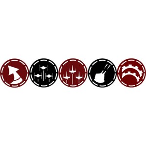 Armada Space Battle Tokens