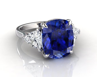 無料配達 7 カラットのサファイア 18k または リング、14k ストーン 3 アクセサリー