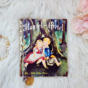 Junk Journal Sketch Book Hansel and Gretel/Original Golden Book/Scrapbooking/Journaling/junk Journaling