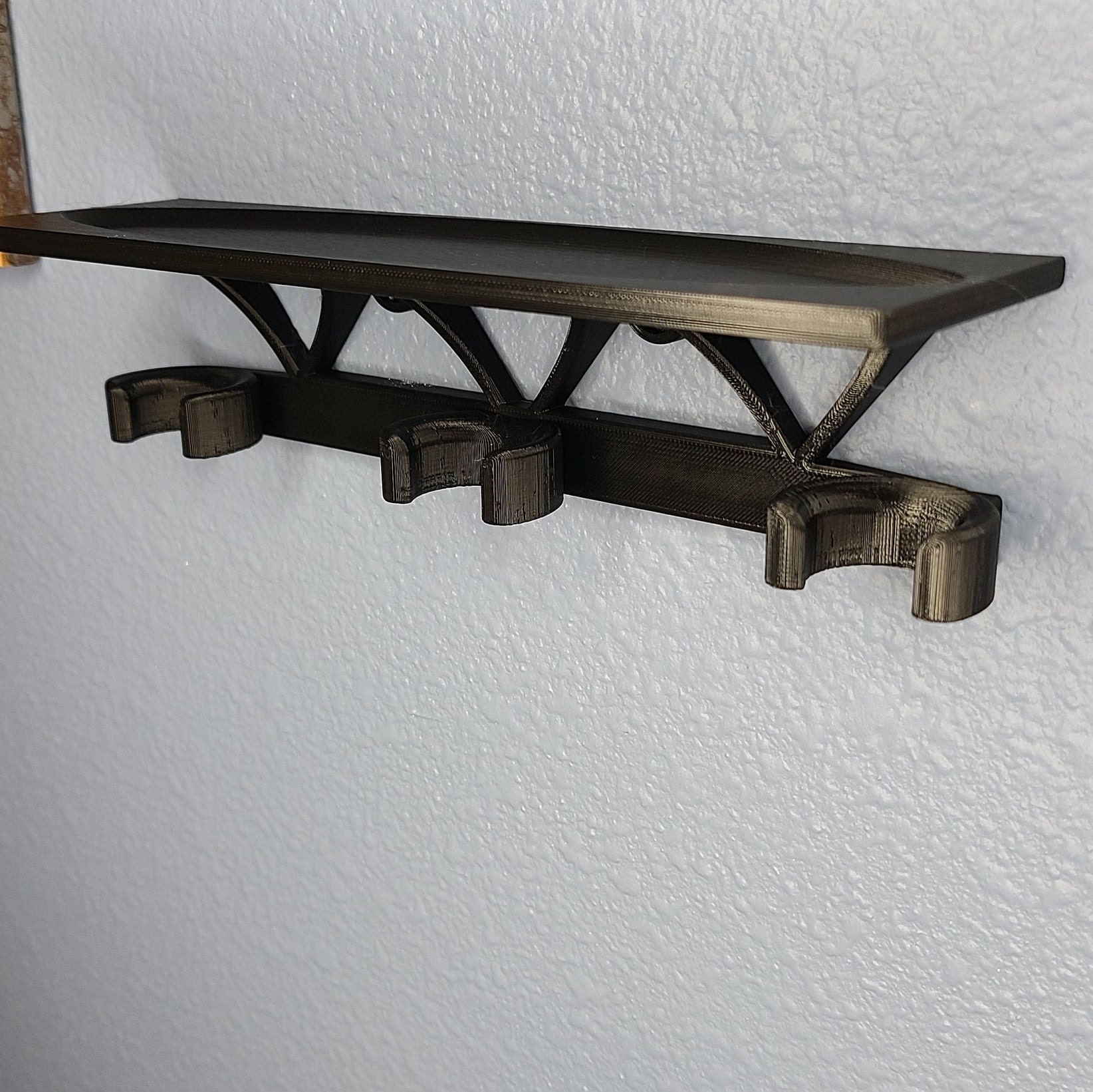 Juggling Prop Club Holder Rack With Shelf for Juggling Balls 3D Print