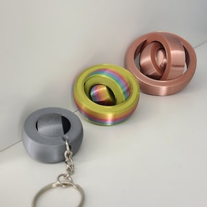Fidget Toy Gyro STL File Download - 3D Models for 3D Printing - Licensed for Commercial 3D Print Use!