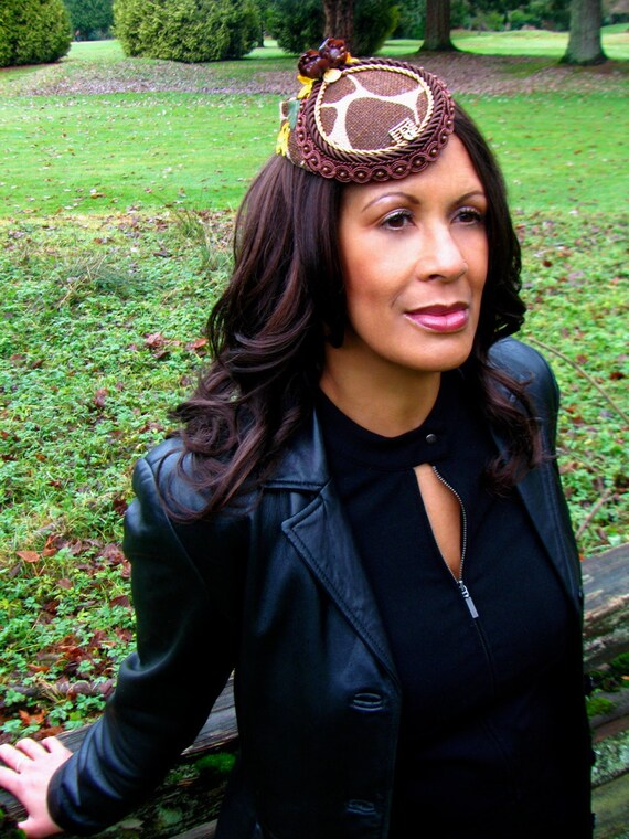 Steampunk Fascinator Hat Vintage Style 