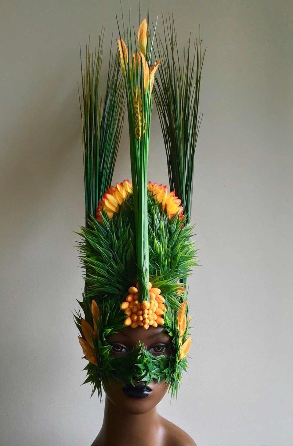 Masquerade Mask Garden Mask Nymph Tree Spirit Caipora | Etsy
