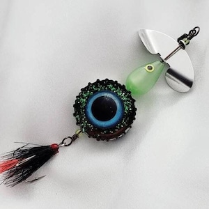Cyclops Eye Vintage Handmade Fishing Lure Original Conversation Piece Perfect Gift for the Guy Who THINKS He Has Everything
