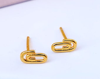 Paper Clip Piercing Etsy