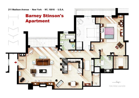 Barney Stinson's Apartment From HIMYM