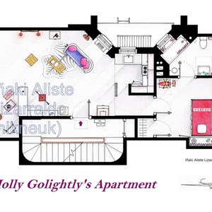 Holly Golightly's apartment from BREAKFAST AT TIFFANY'S