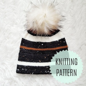 The Rayure Toque Knitting PATTERN | **Pattern Only**