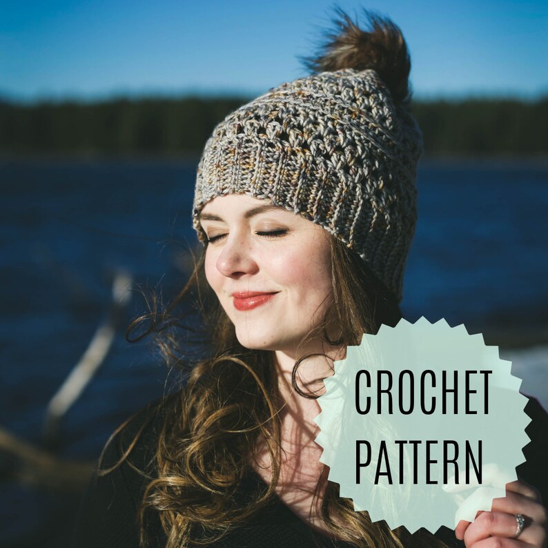 The Great Canadian Beanie Crochet Toque PATTERN Beanie Pattern Toque Pattern Crochet Pattern image 1