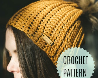 The Dreamer Beanie Crochet Pattern | Crochet Beanie Pattern | Beanie Pattern | Toque Pattern | **PATTERN ONLY**