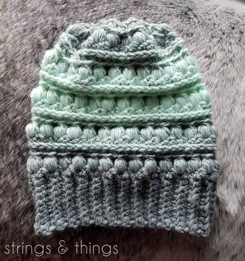 The Cheam Toque Crochet Pattern Toque Pattern Hat Pattern image 2